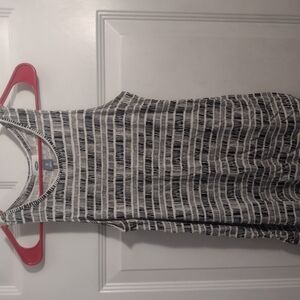 Old Navy Striped Tank Top - Black and White